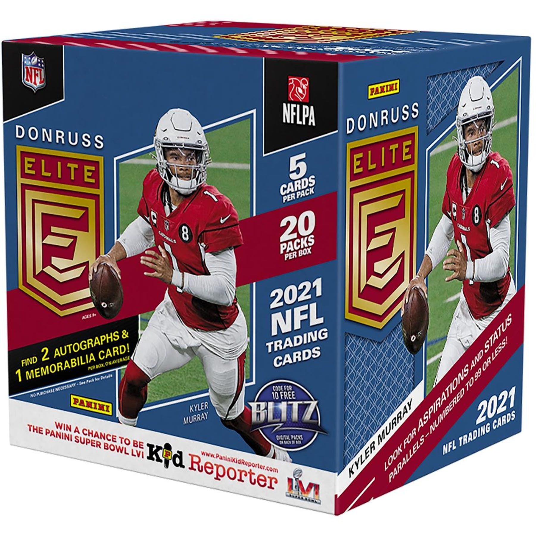 2021 Panini Donruss Elite Football Hobby Box 1st off the line