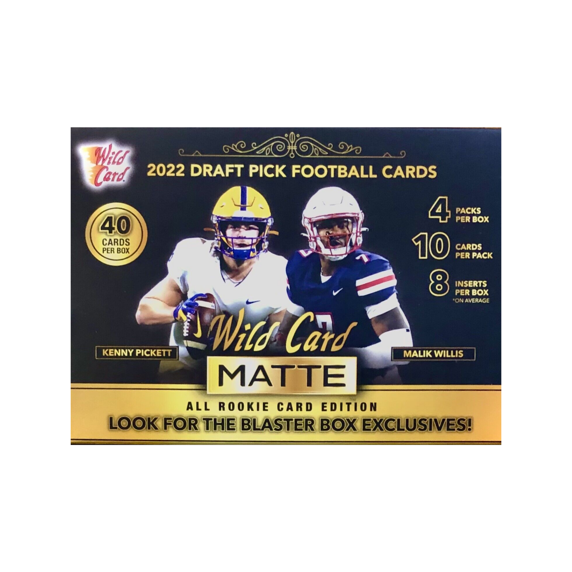 2022 Wild Card MATTE Football Blaster Box