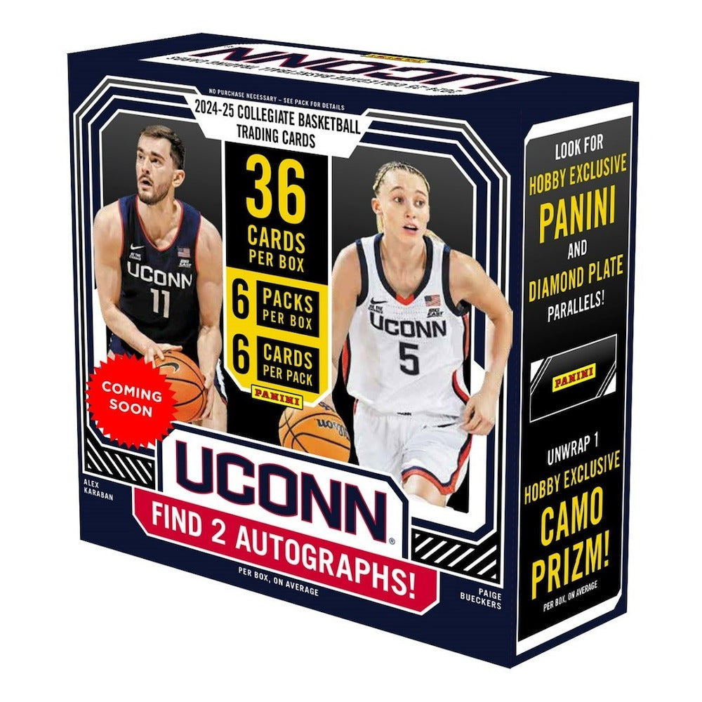 2024-25 Panini NIL University of Connecticut Basketball Hobby Box