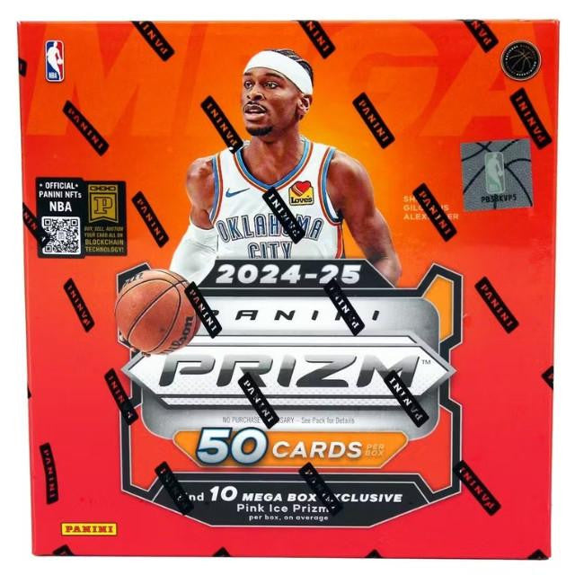 2024-25 Panini Prizm Basketball Mega Box (Pink Ice Prizm)