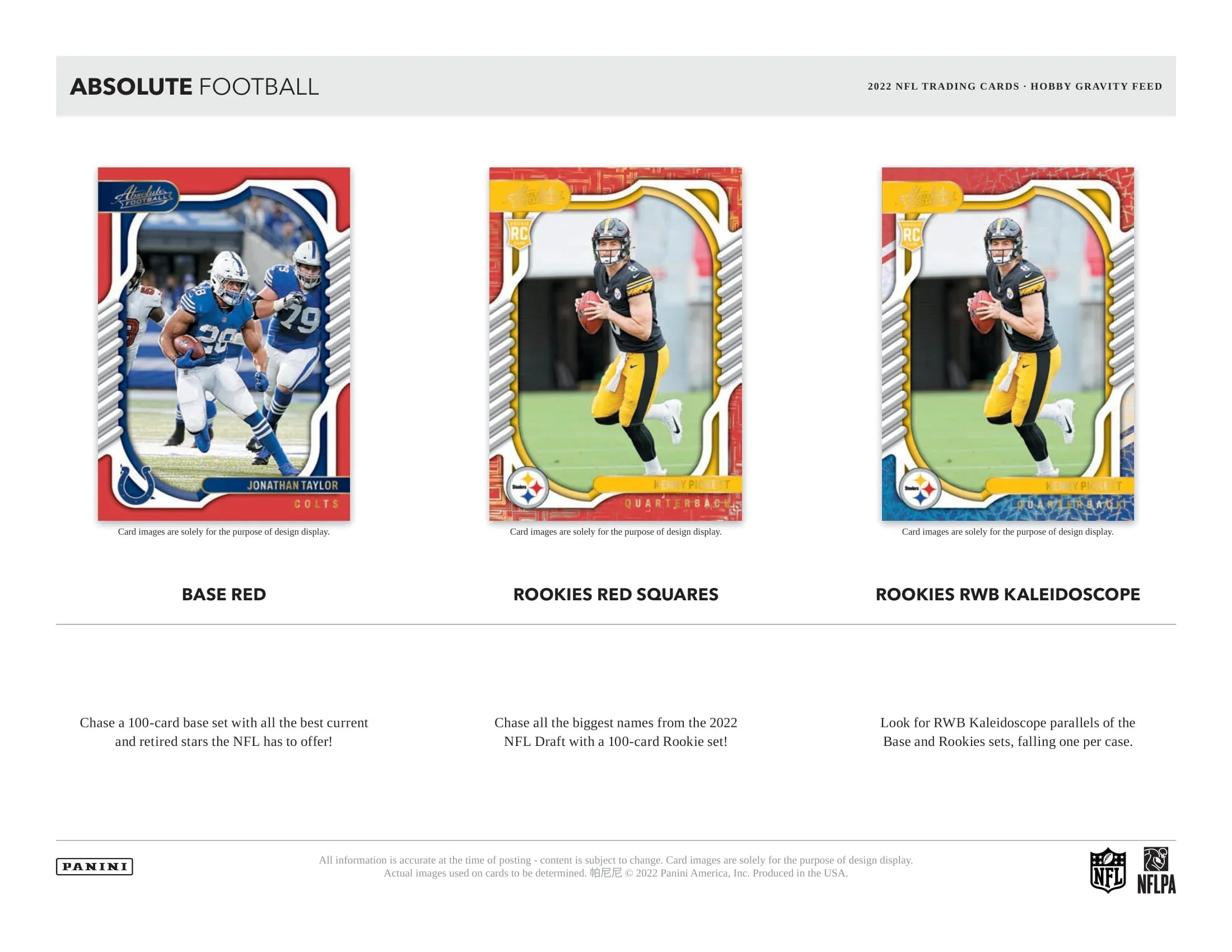 2023 Panini Absolute Football Gravity Feed Box