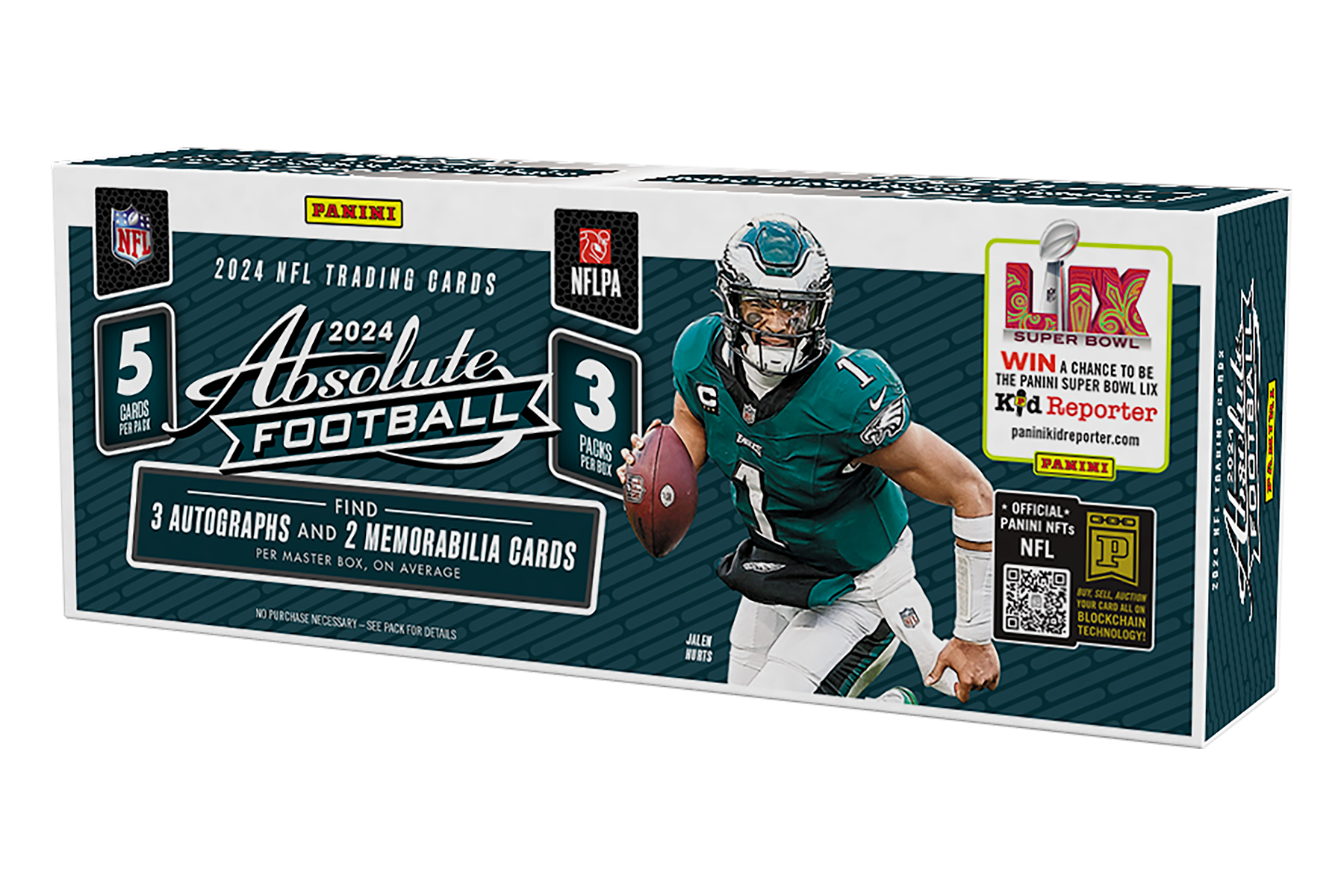 2024 Panini Absolute Football Hobby 12 Box Case