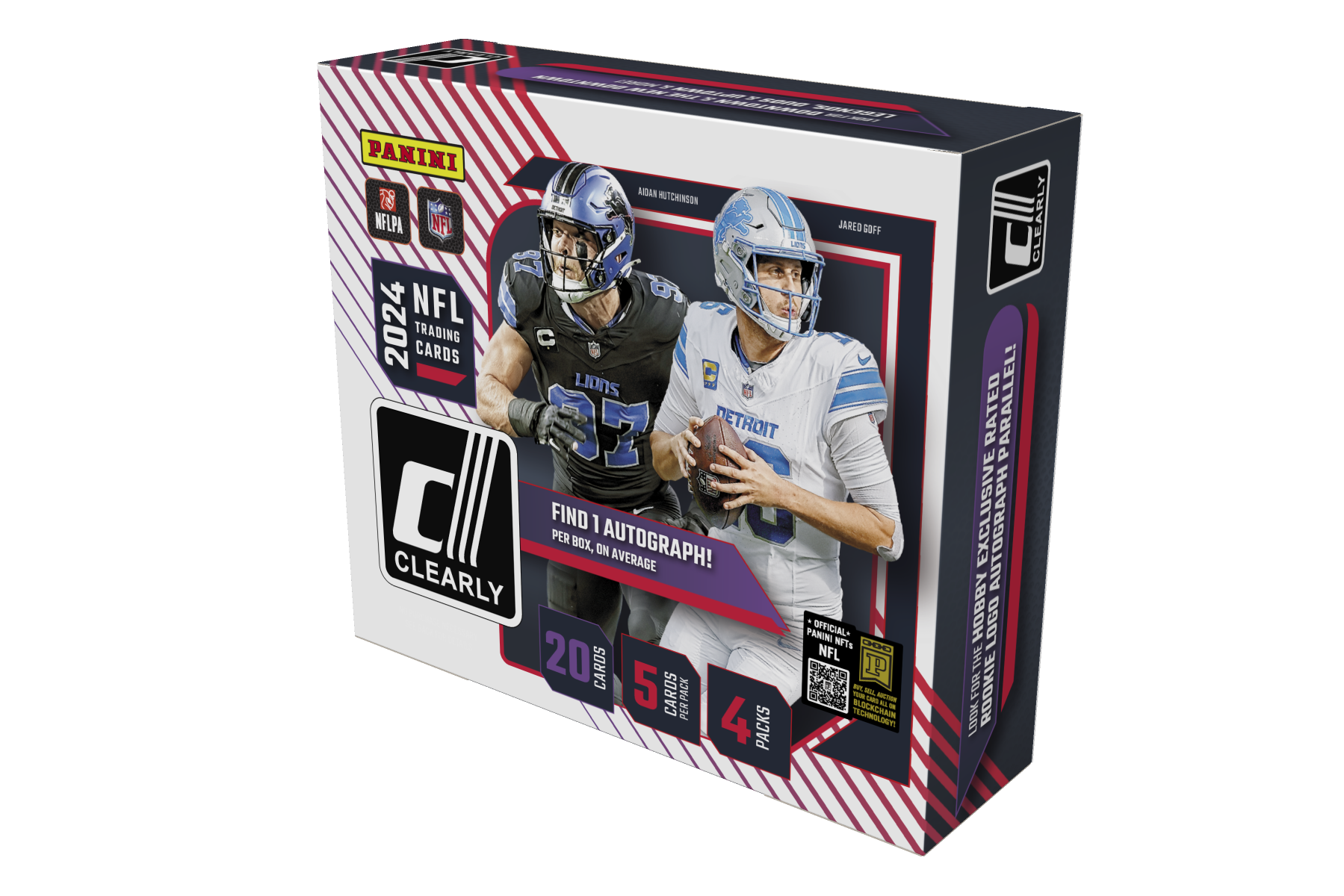 2024 Panini Clearly Donruss Football Hobby 16 Box Case