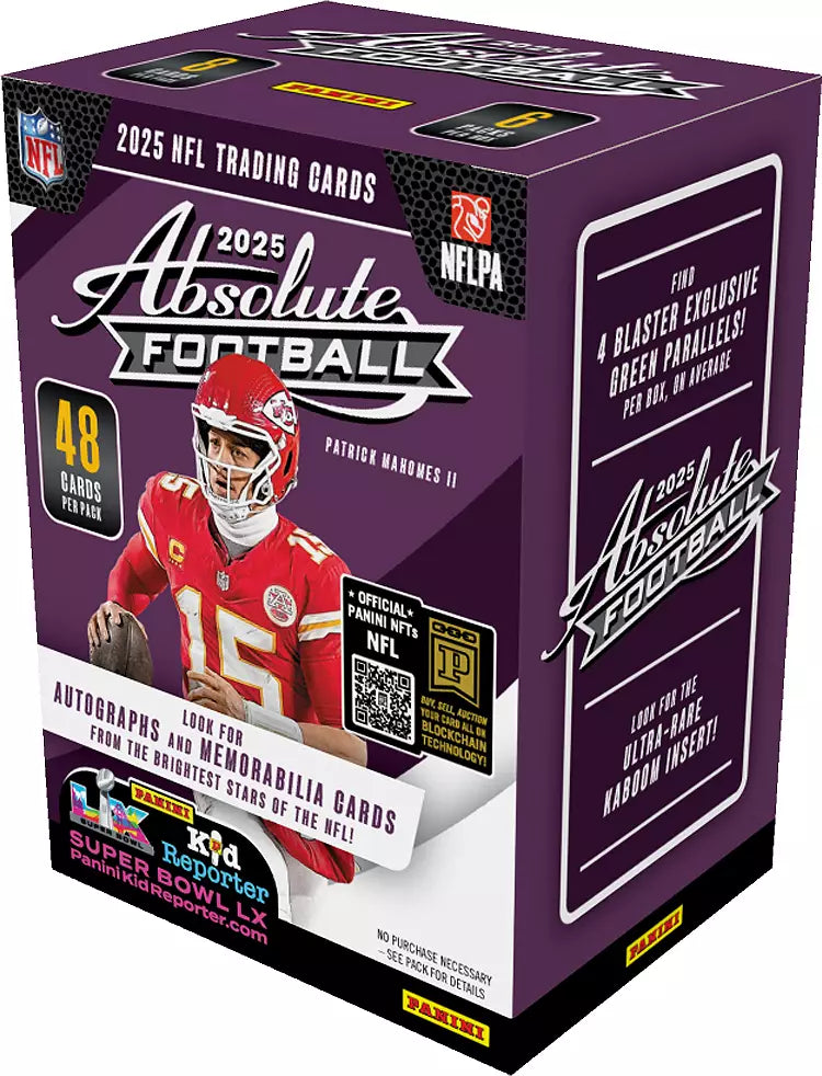 2025 Panini Absolute Football Hobby Blaster 20 Box Case