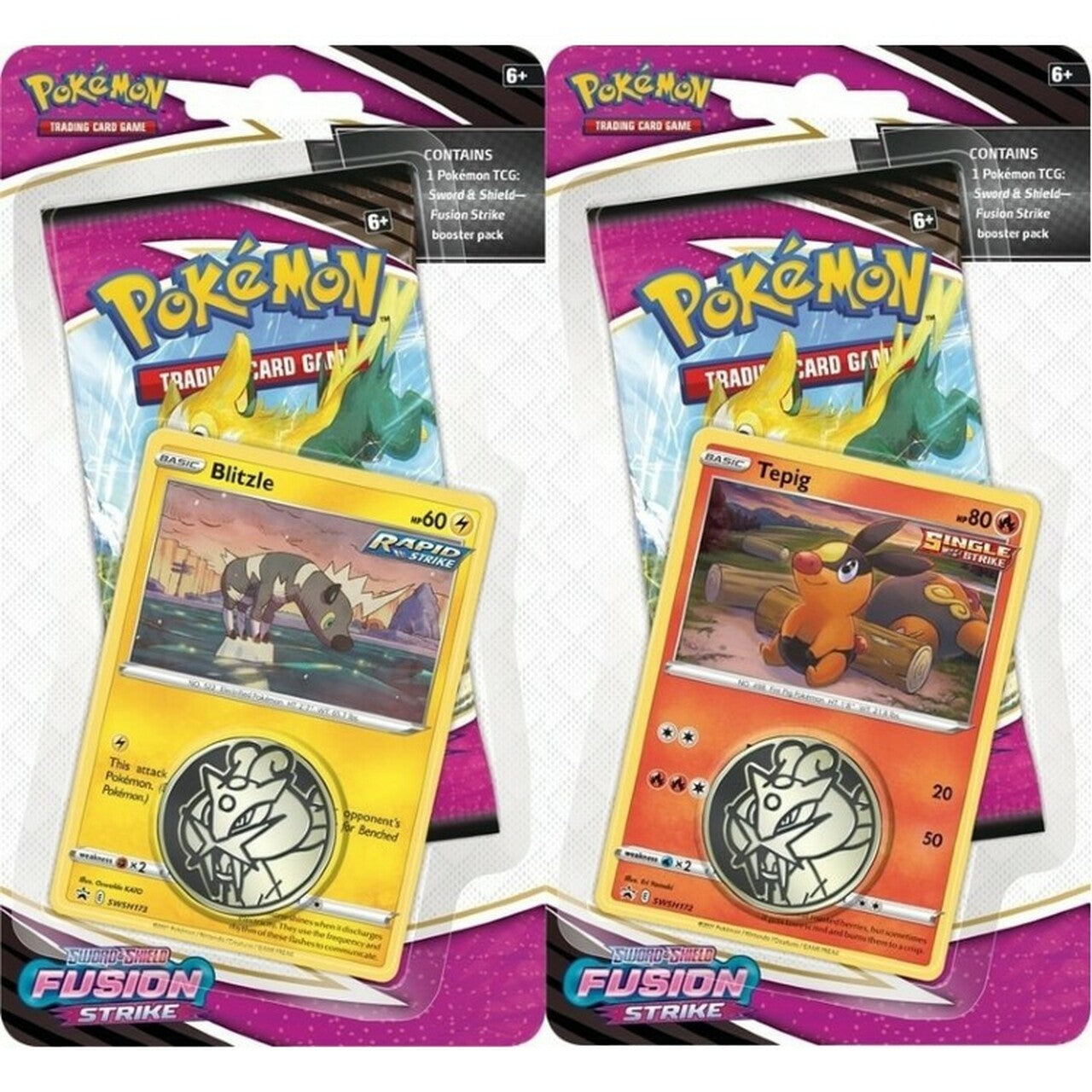 Pokemon Sword and Shield Fusion Strike Check lane Blister Display