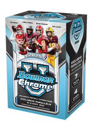 2025 Bowman Chrome University Football Blaster Box