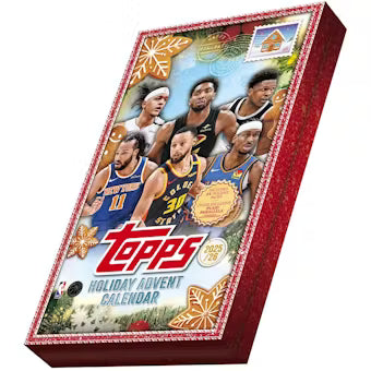 2025-26 Topps Basketball Holiday Countdown Calander Box