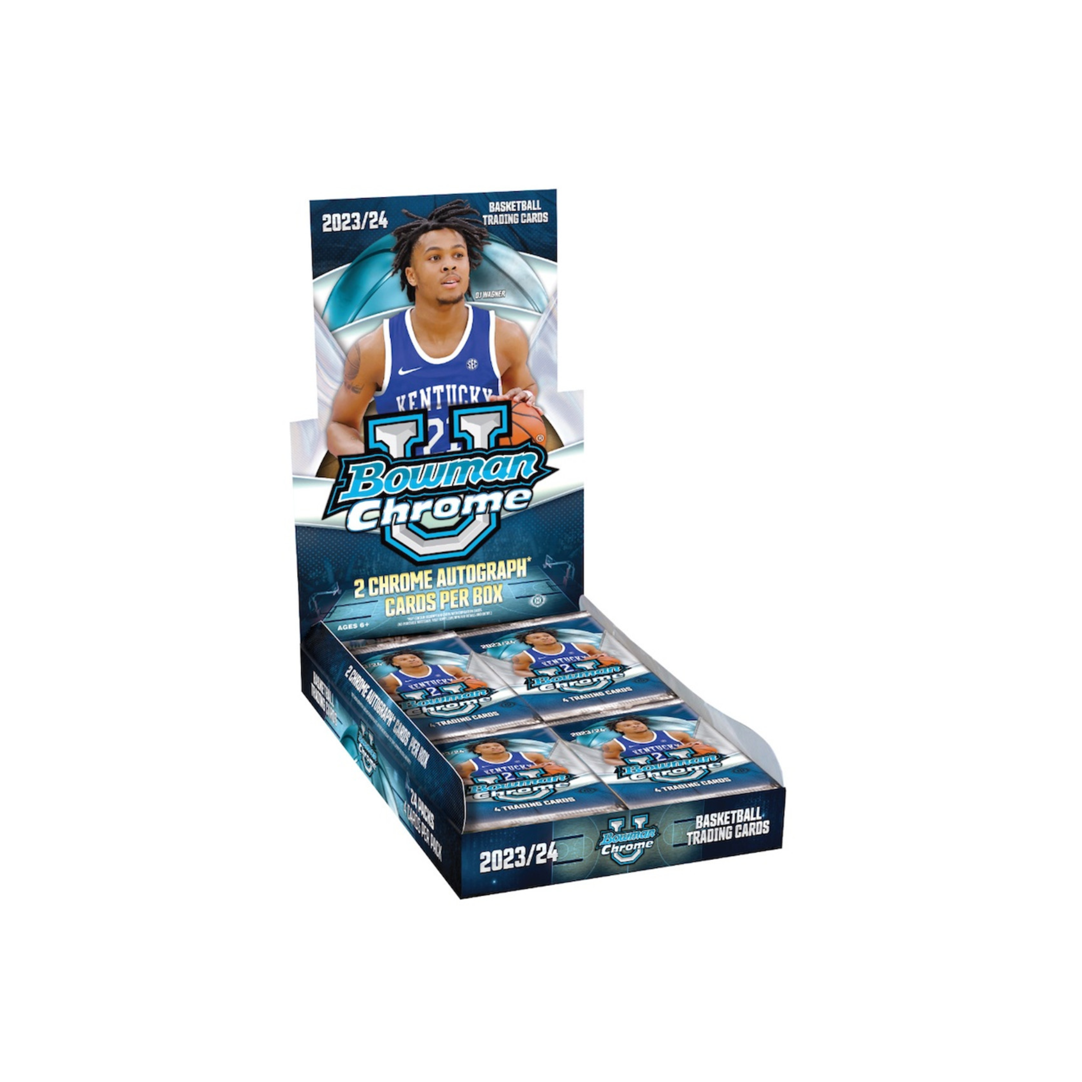 2023-24 Bowman University Chrome Basketball Hobby 12-Box Case