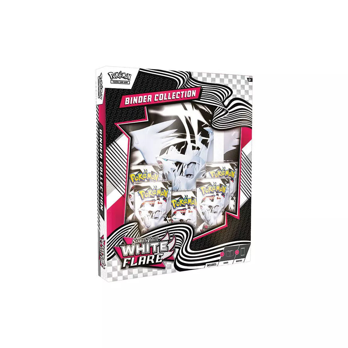 Pokemon Scarlet & Violet: White Flare Binder Collection Box