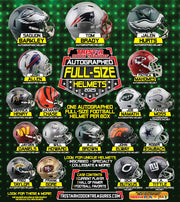 2025 TriStar Hidden Treasures Autographed Full Size Helmet Box