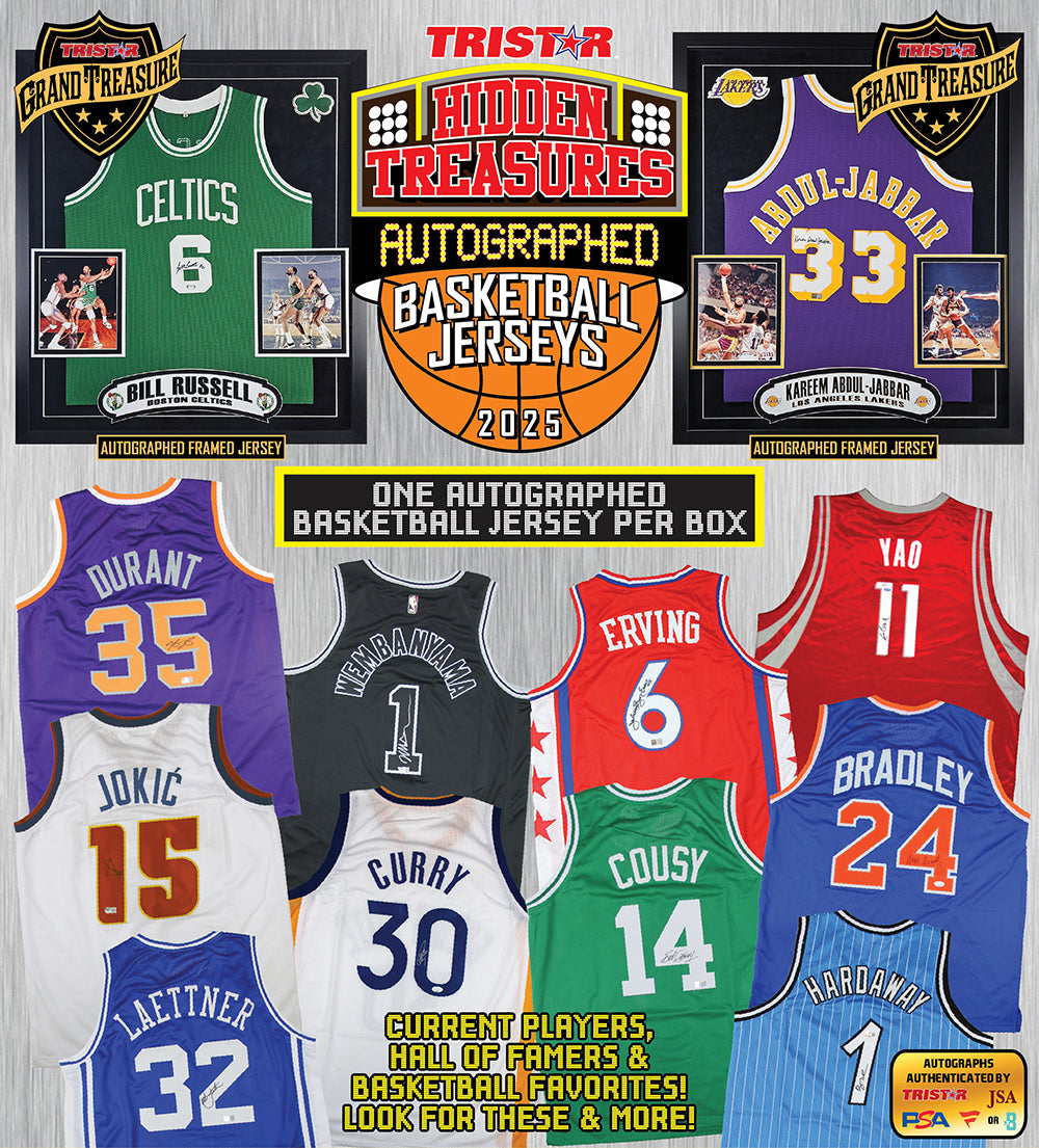 2025 TriStar Hidden Treasures Autographed Basketball Jersey Hobby Box