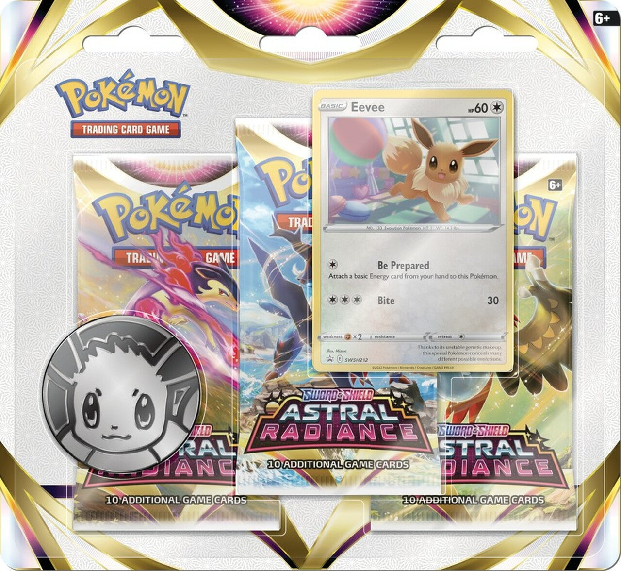 Pokemon Astral Radiance 3Pk Blister