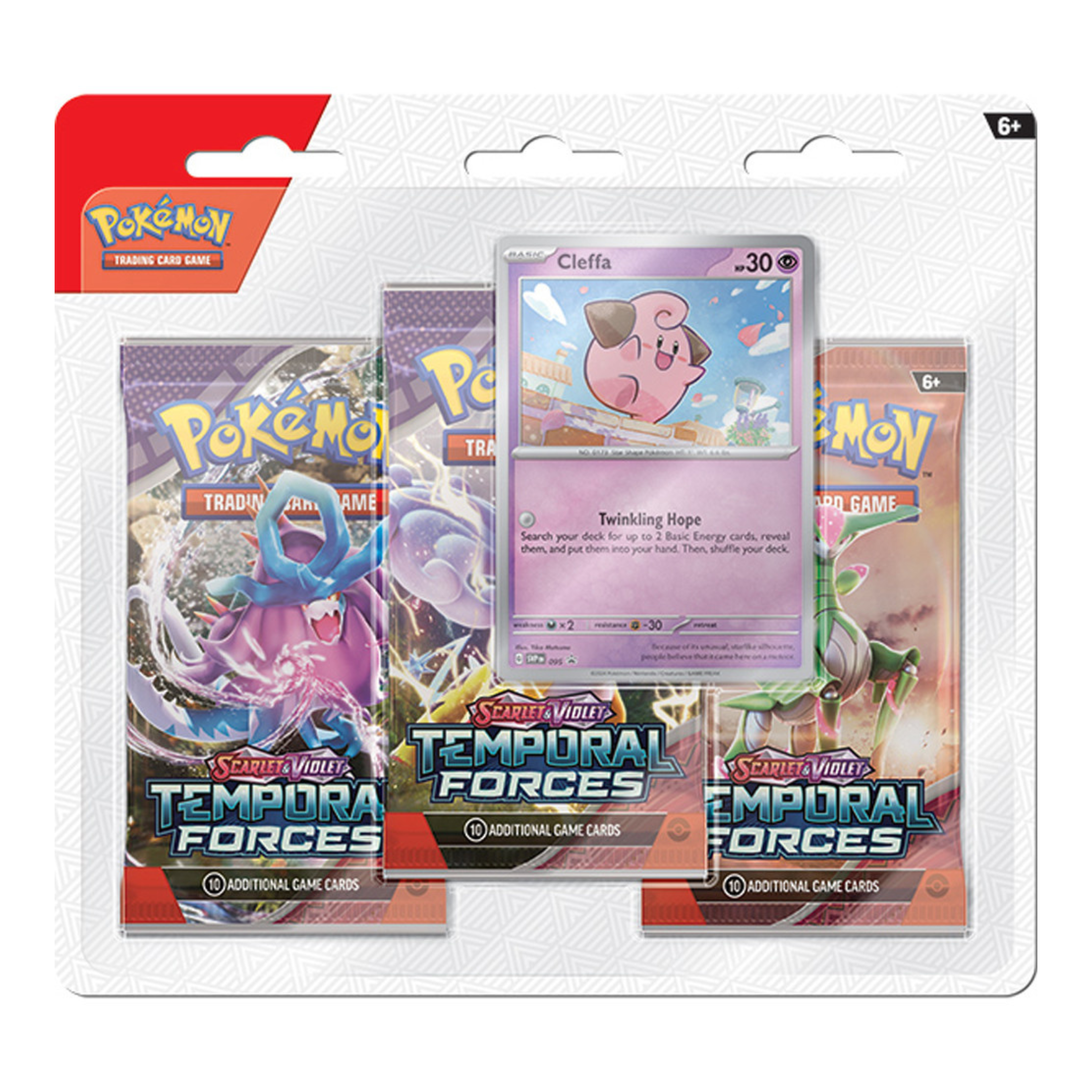 Pokemon Scarlet & Violet Temporal Forces 3-Pack Blister Pack