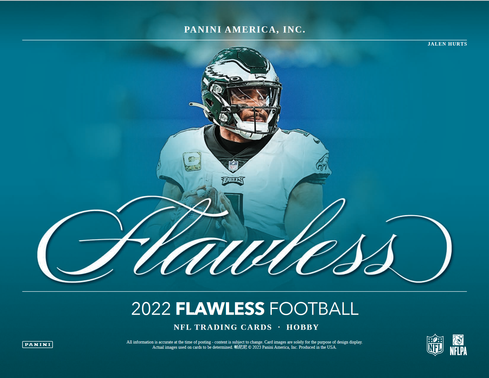 2022 Panini Flawless Football Hobby 2 Box Case