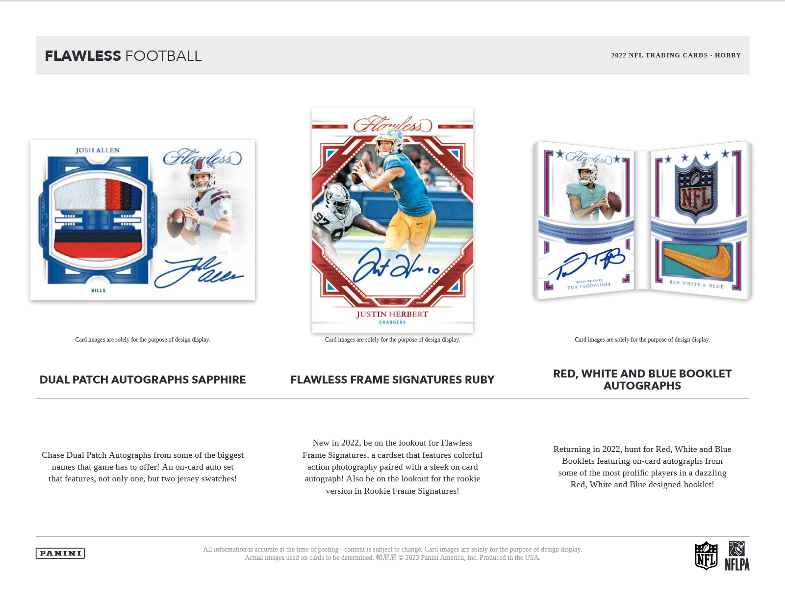 2022 Panini Flawless Football Hobby 2 Box Case