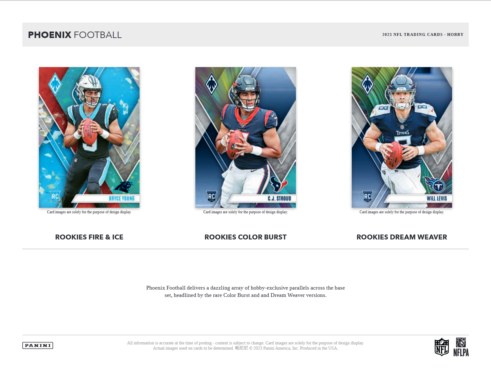 2023 Panini Phoenix Football Hobby 16 Box Case