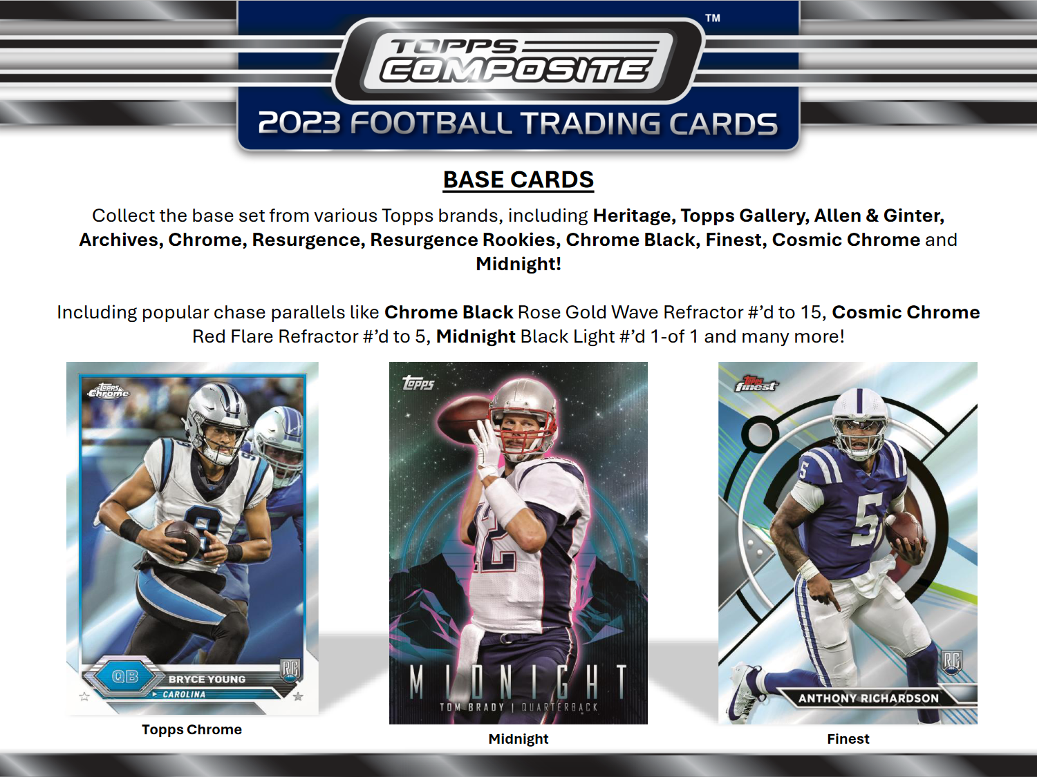 2023 Topps Composite Football Hobby 12 Box Case