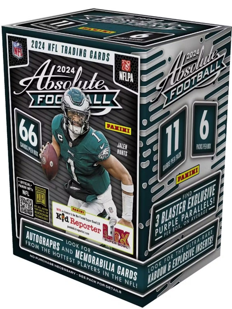 2024 Panini Absolute Football Hobby Blaster Box