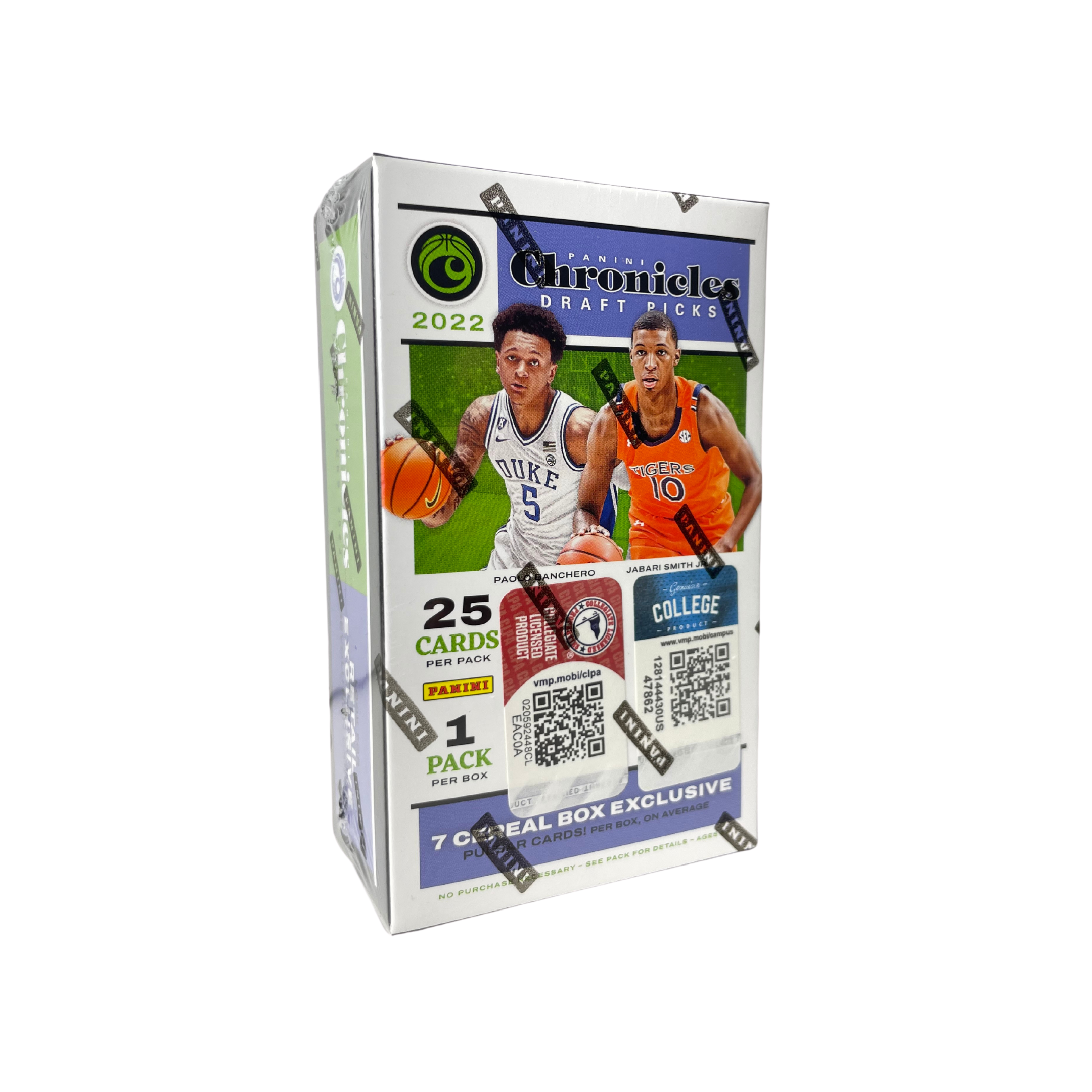 2022 Panini Chronicles Draft Basketball Cereal Box