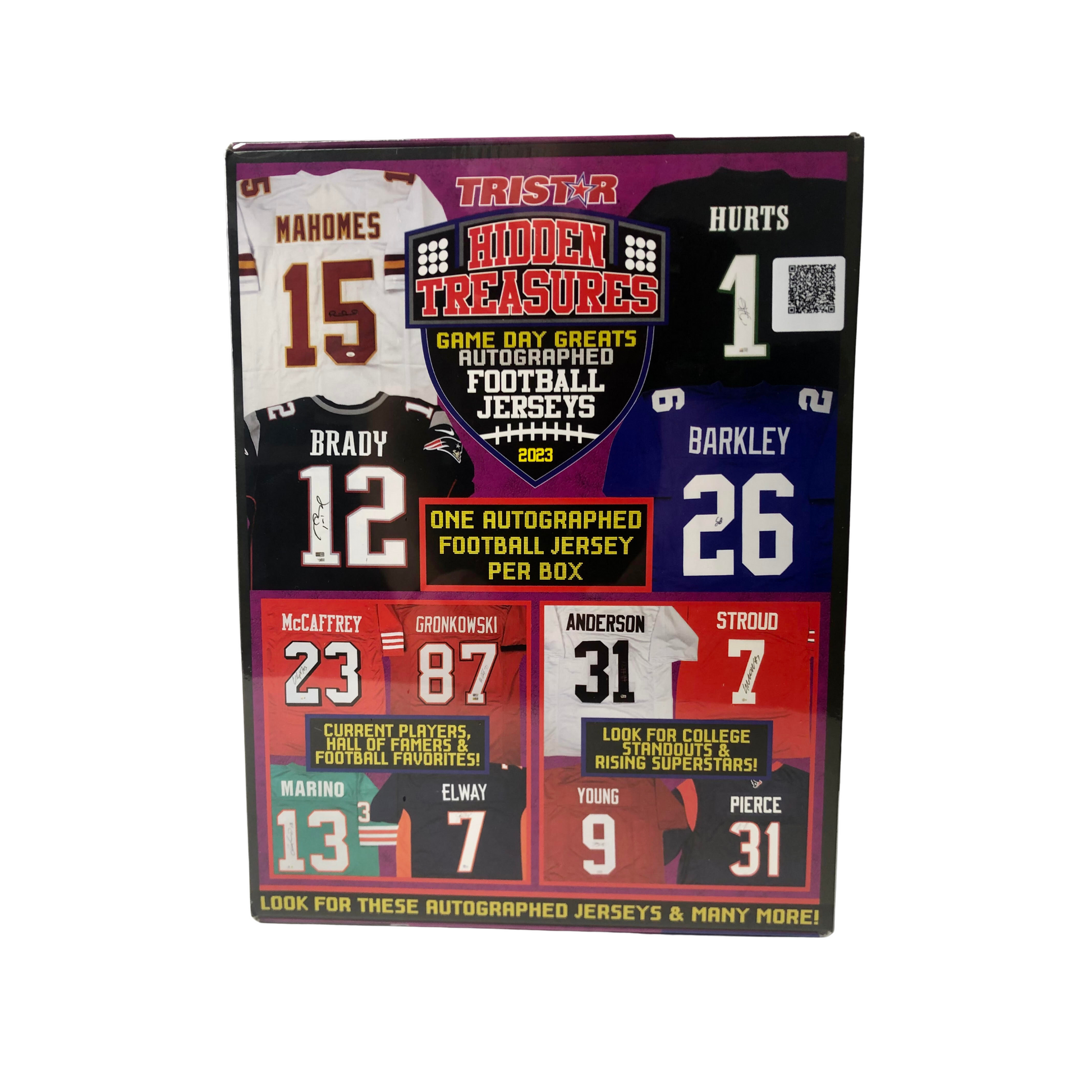 2023 Tristar Hidden Treasures Game Day Greats Jersey Football Box