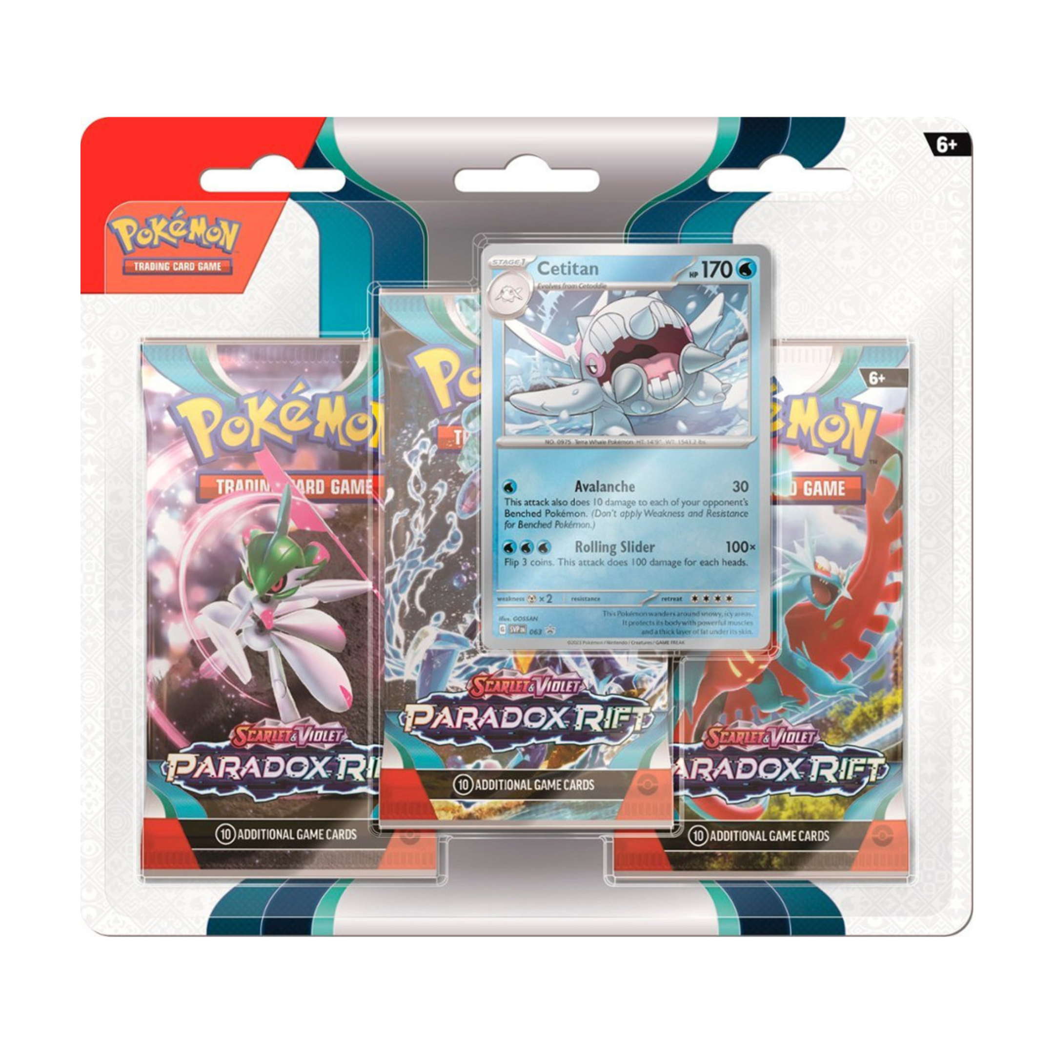 Pokemon Scarlet & Violet Paradox Rift 3-Pack Blister Pack