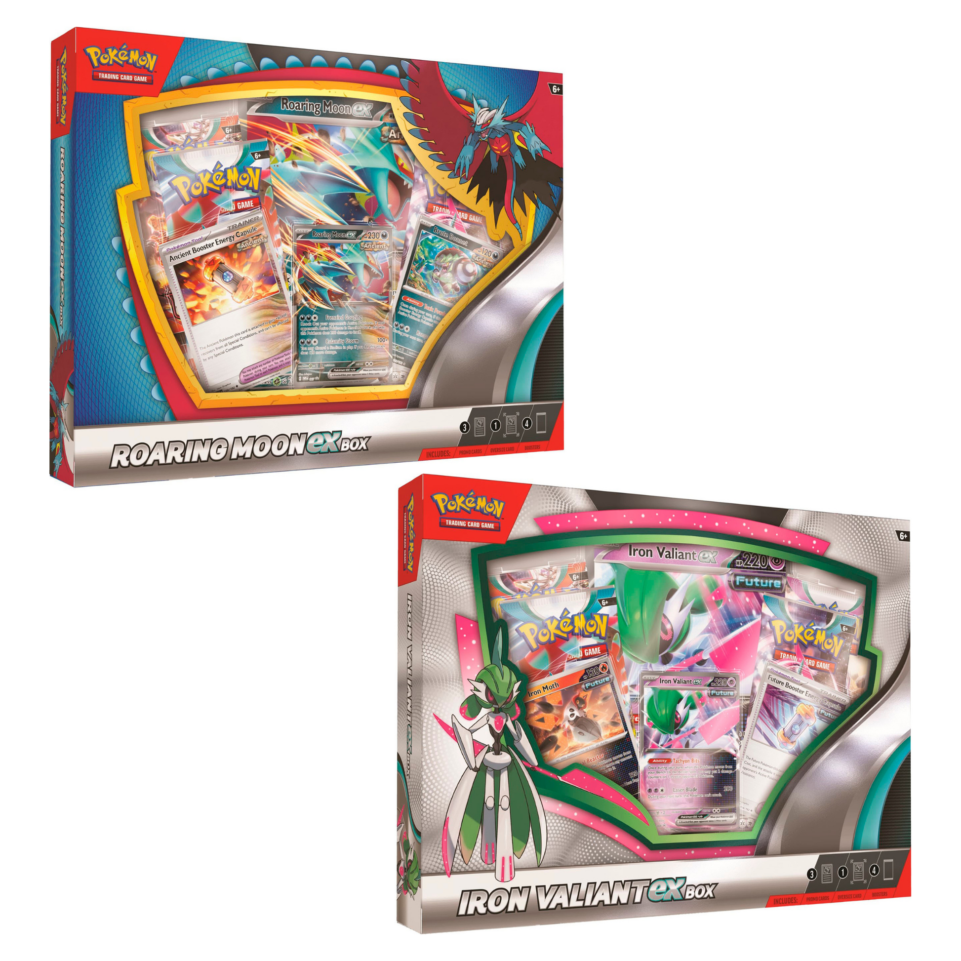 Pokemon Roaring Moon/Iron Valiant EX Box