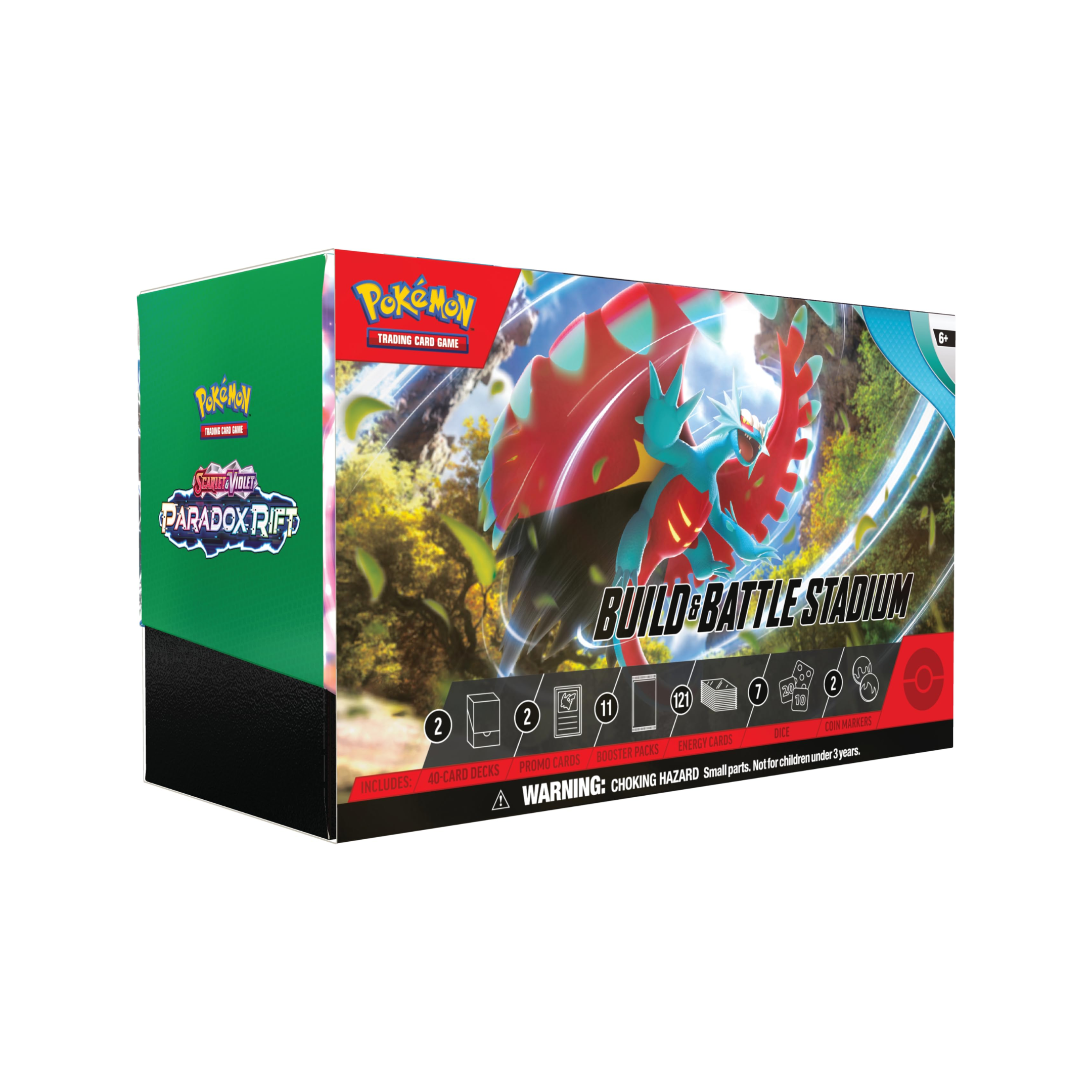 Pokemon Scarlet & Violet Paradox Rift Build & Battle Stadium Box