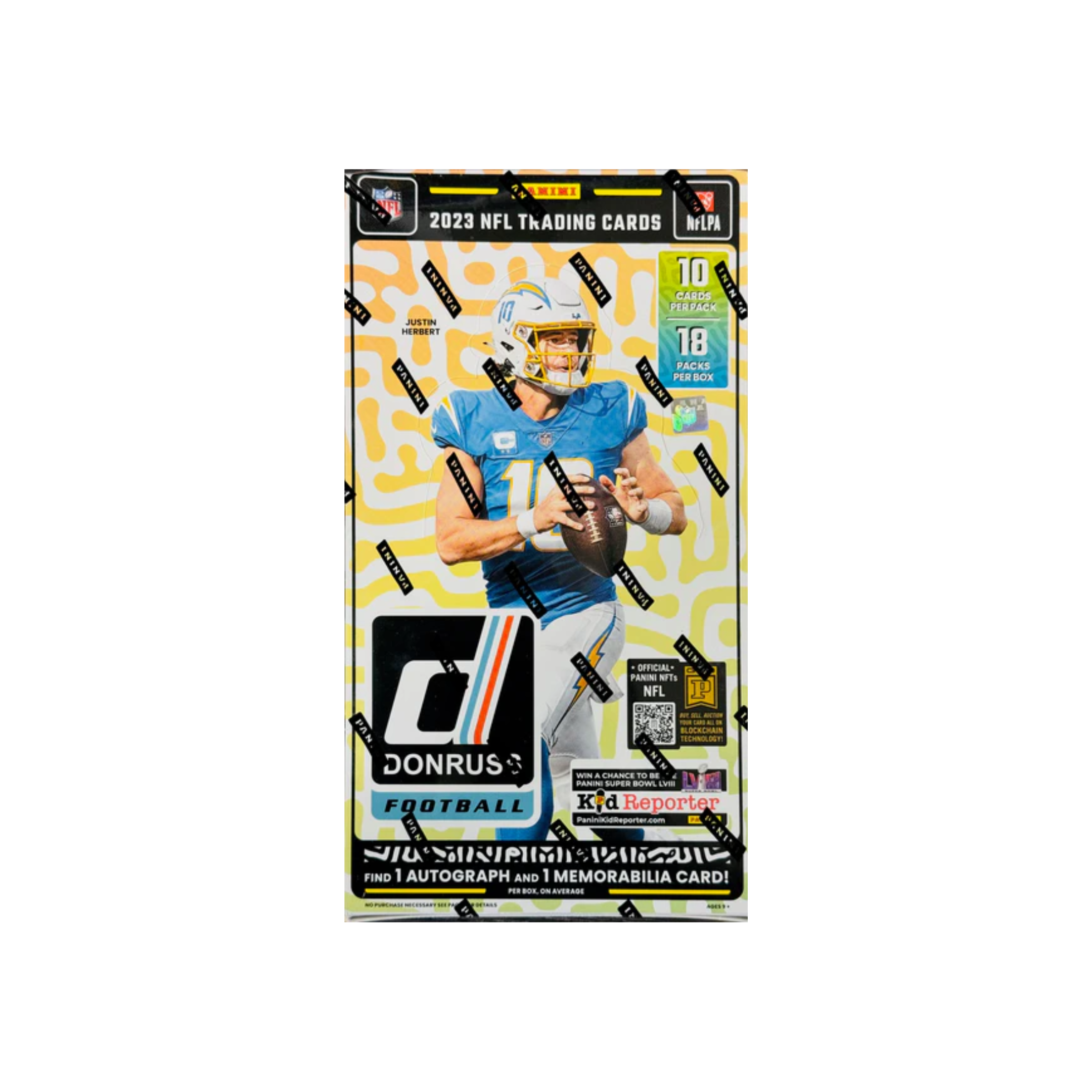 2023 Panini Donruss Football Hobby 18 Box Case