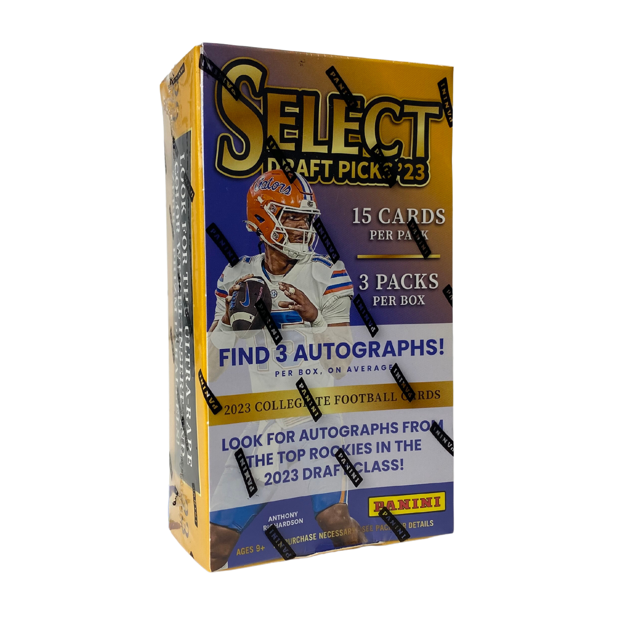 2023 Panini Select Draft Picks Football Hobby 12 Box Case