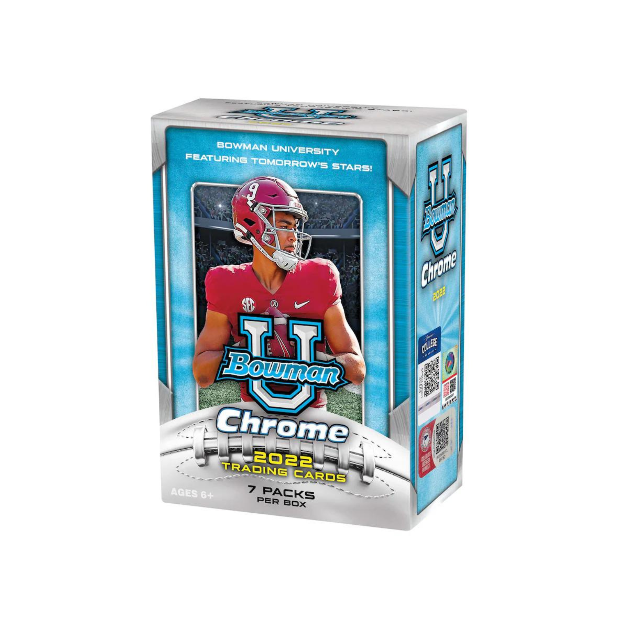 2022 Bowman Chrome University Football Blaster Box