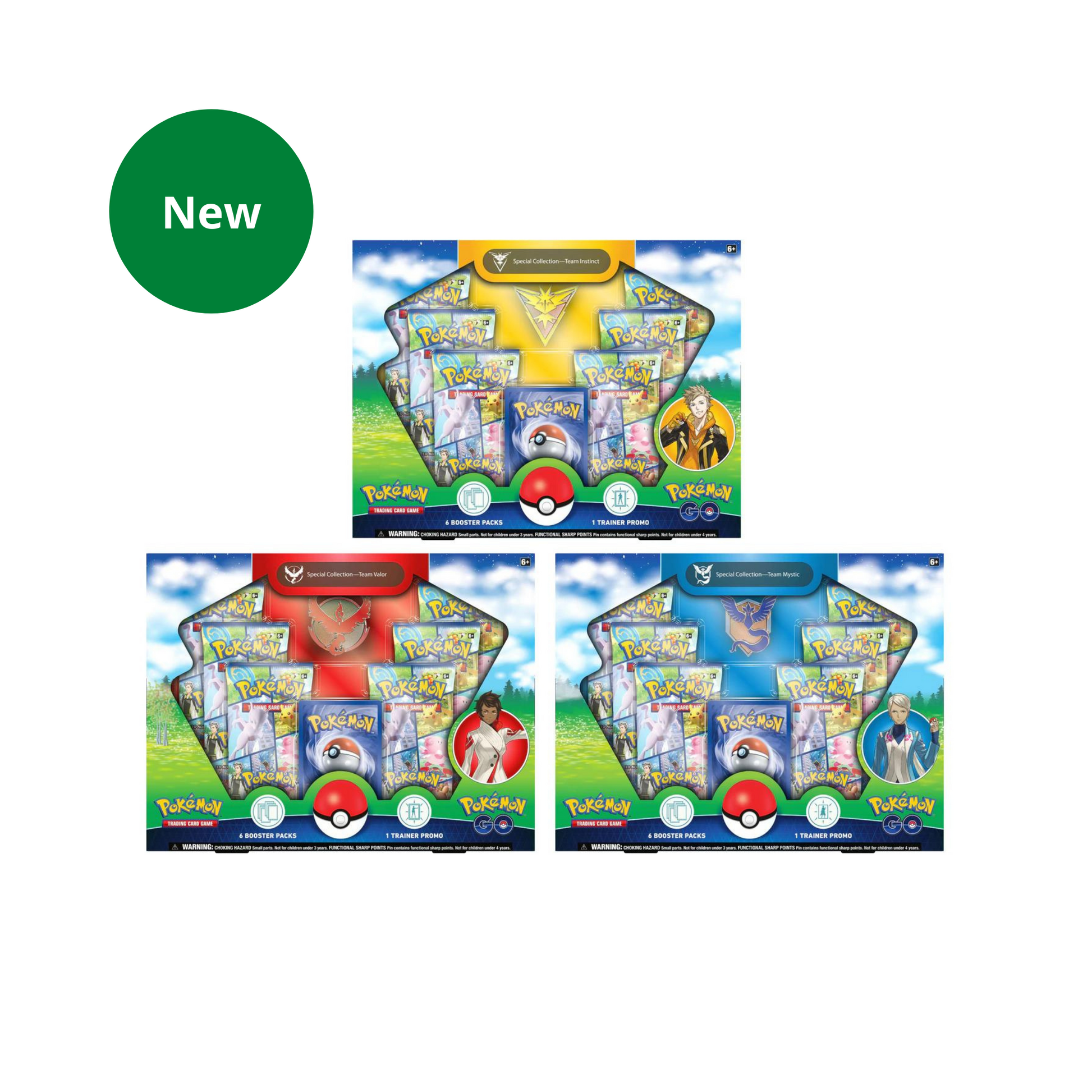 Pokemon GO Team Valor, Team Instinct & Team Mystic Special Collection Box