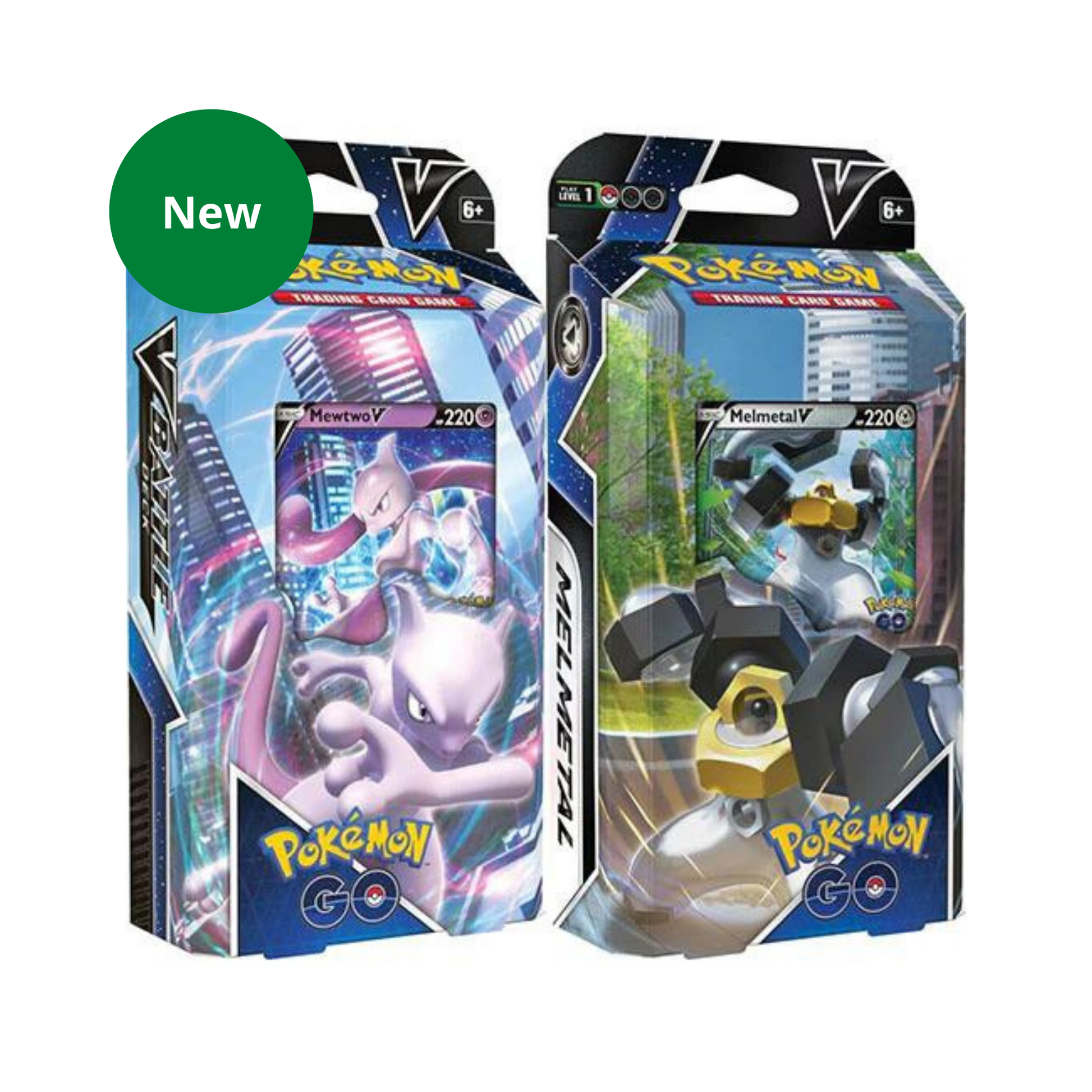 Pokemon GO V Battle Deck: Mewtwo V or Melmetal V Box