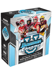 2025 Bowman Chrome University Football Mega 20 Box Case