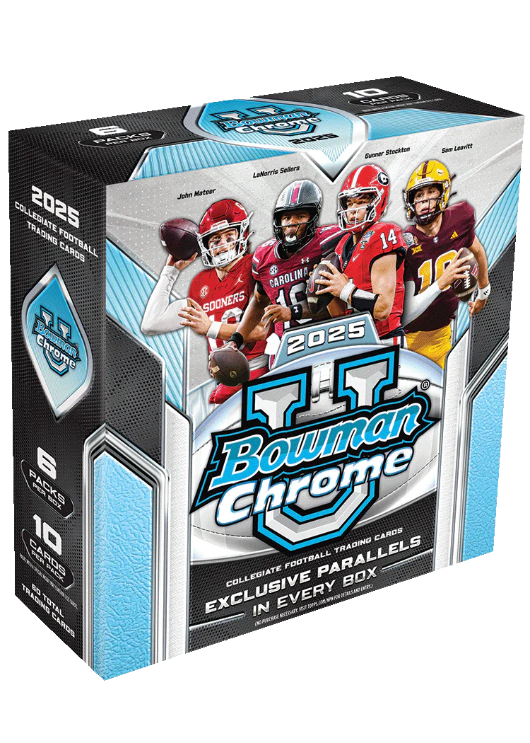 2025 Bowman Chrome University Football Mega Box