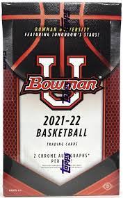 2021-22 Bowman University Basketball Hobby Box