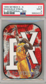 Shaquille O'Neal 1999-00 Skybox E-X E-Xceptional Red PSA 9