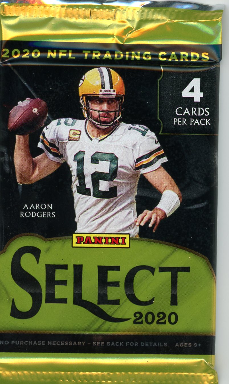2020 Panini NFL Select Blaster Box Pack (Blue Prizm Die-Cut Exclusive)