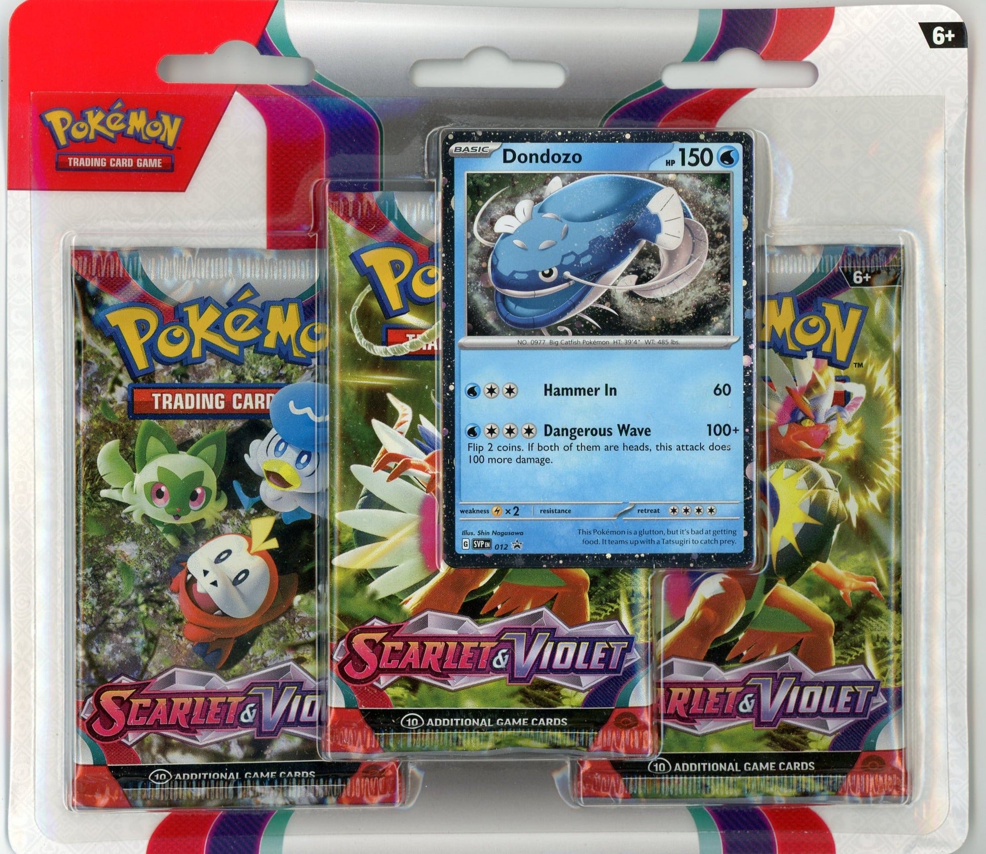 Pokemon Scarlet & Violet 3-Pack Blister Pack