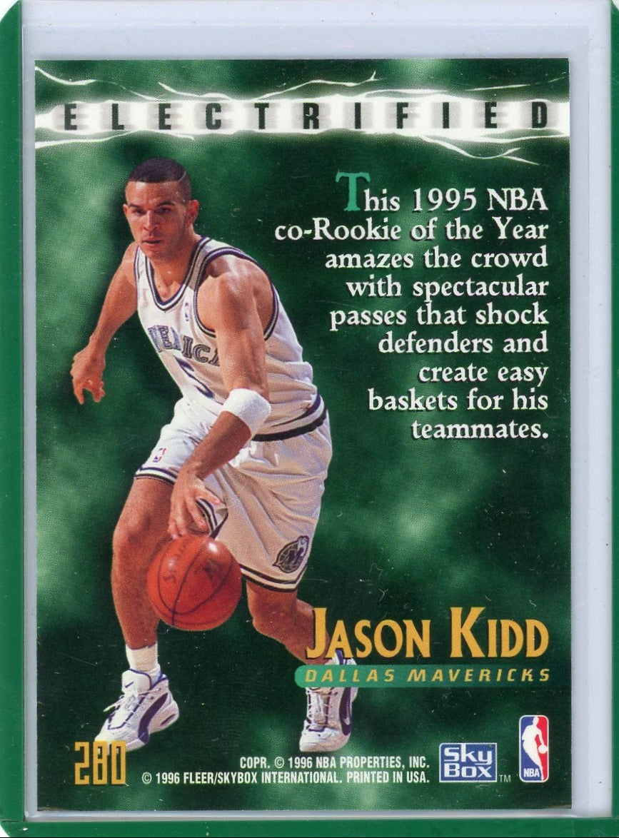 Jason Kidd 1995-96 Skybox Electrified #280