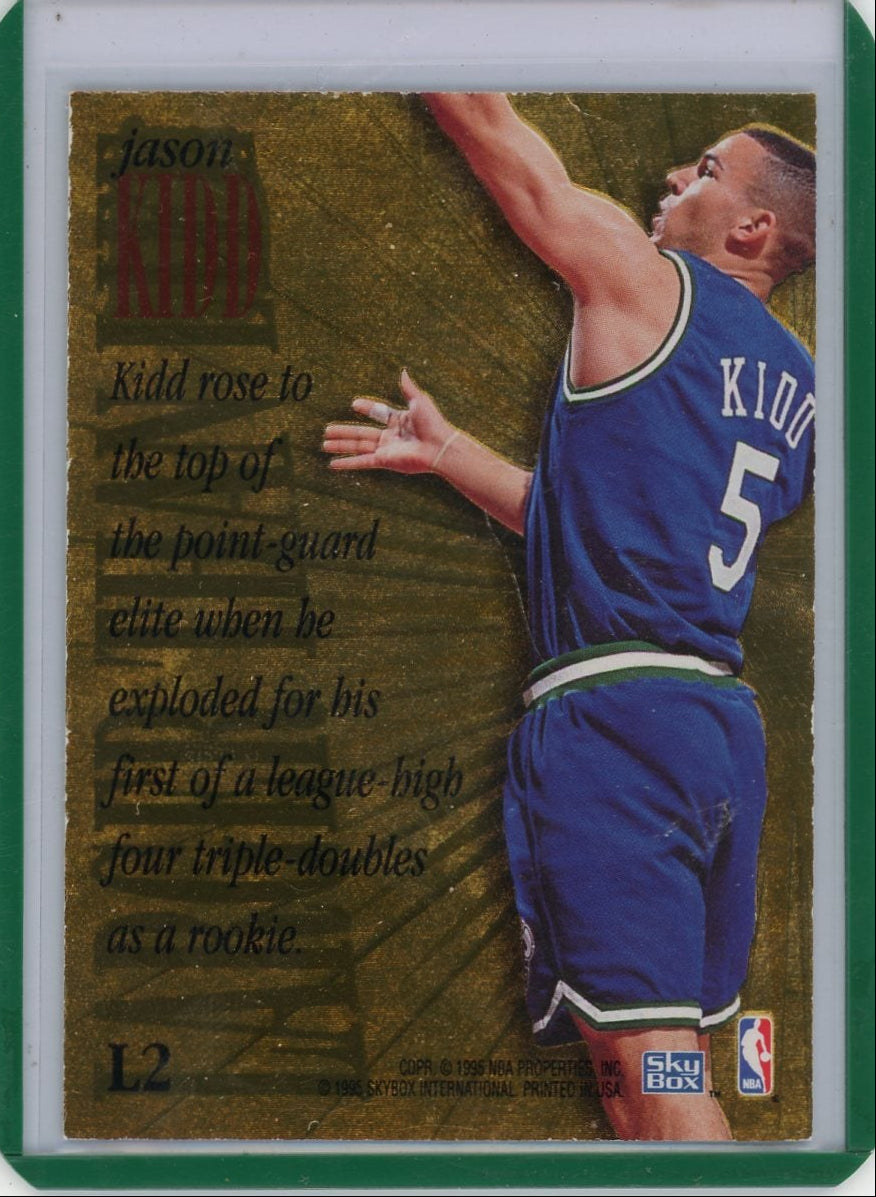 Jason Kidd 1995-96 SkyBox Premium Larger Than Life
