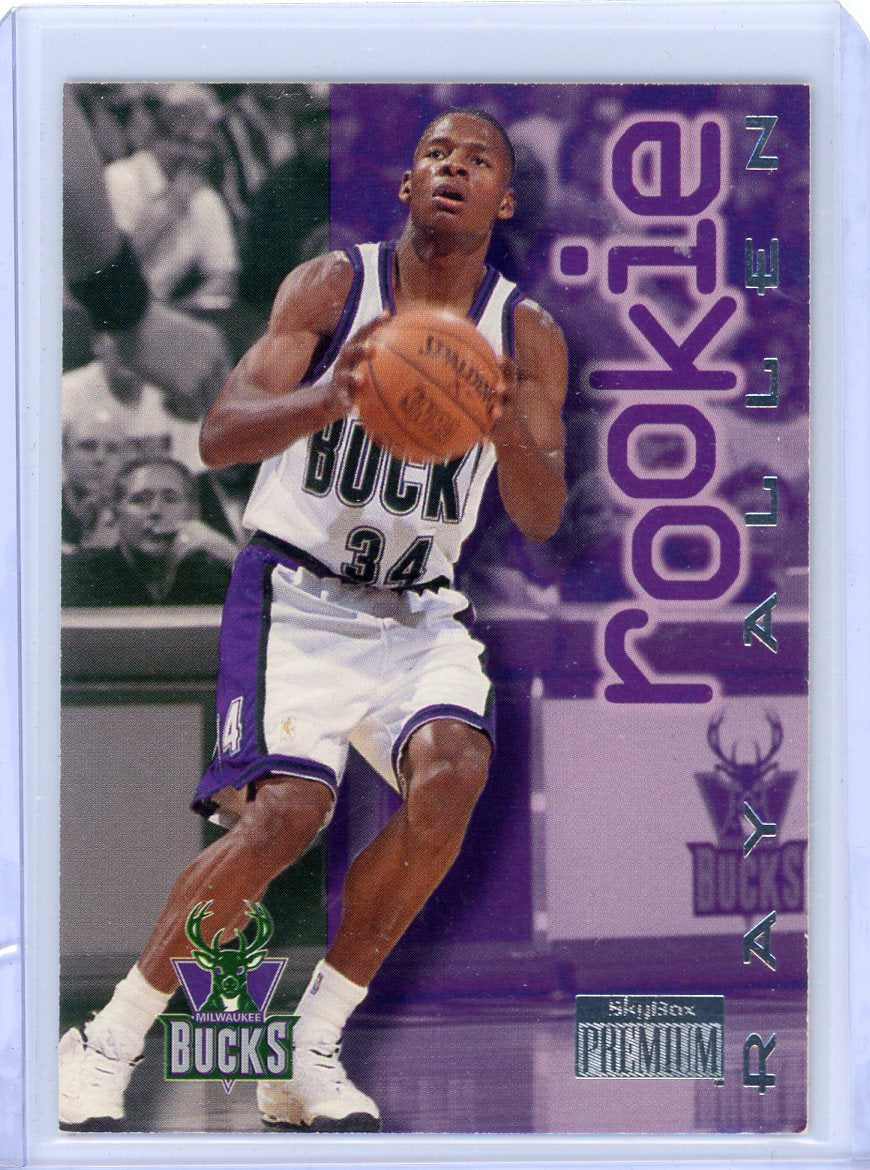Ray Allen 1996-97 Skybox #201 Rookie Card