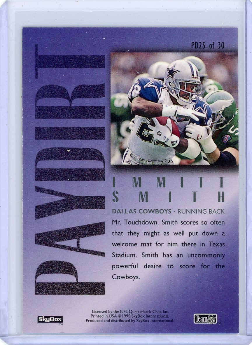 Emmitt Smith 1995 Skybox Paydirt