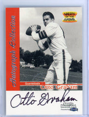 Otto Graham 1999 Fleer/SkyBox International Greats of the Game autograph