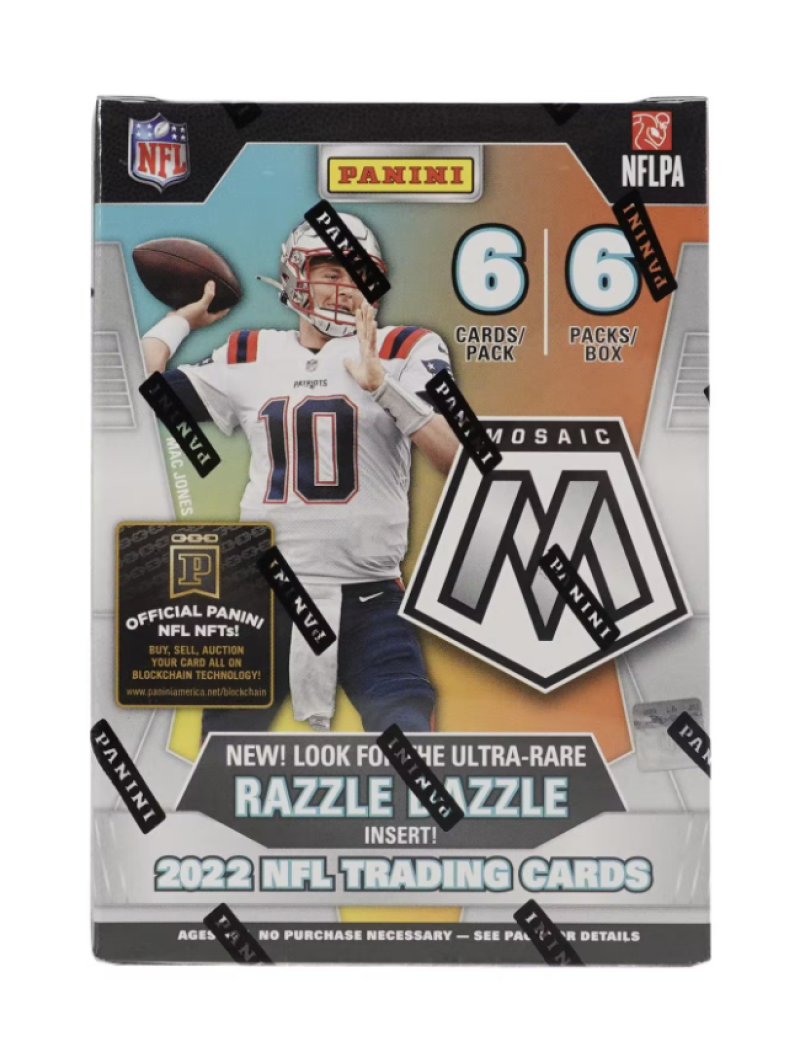 2022 Panini Mosaic Football 6-Pack Hobby Blaster Box Fanatics