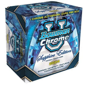 2024 Bowman Chrome University Football Sapphire Edition 10 Box Case