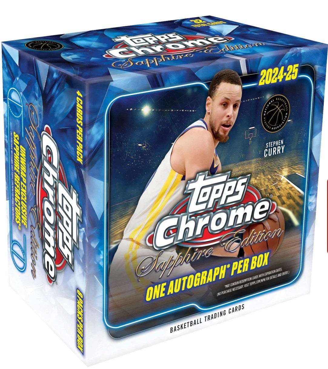 2024-25 Topps Chrome Basketball Sapphire Edition Hobby Box
