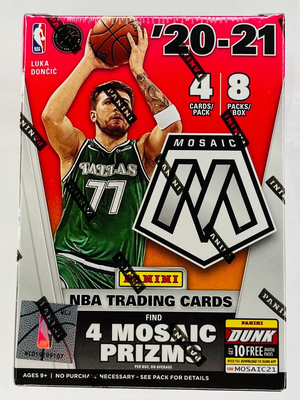2020-21 Panini Mosaic NBA Blaster Box