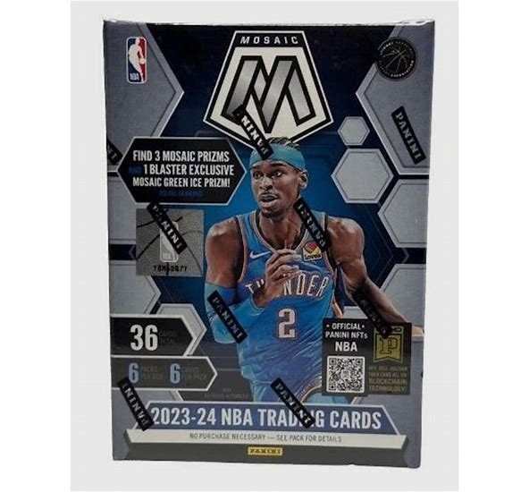 2023-24 Panini Mosaic Basketball Hobby Blaster Box